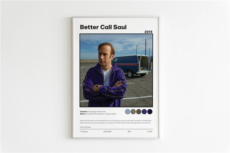Better Call Saul Minimalist Wall Art Poster