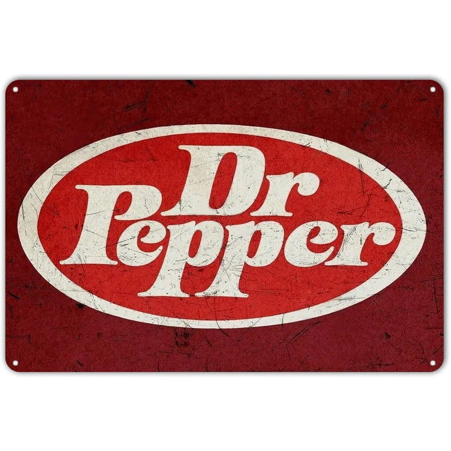 Dr. Pepper Vintage Logo Metal Sign Poster