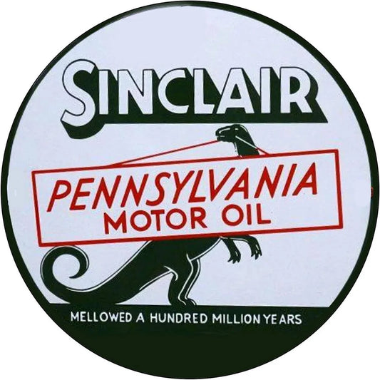 Sinclair Vintage Garage Metal Sign Poster
