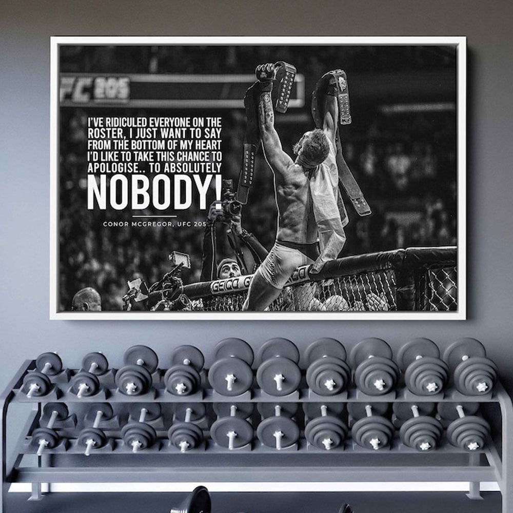Id Like To Take This To Apologize To Absolutely Nobody Conor Mcgregor Quote Poster
