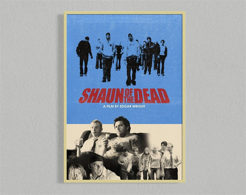 Shaun Of The Dead Minimalist Movie Wall Art Poster