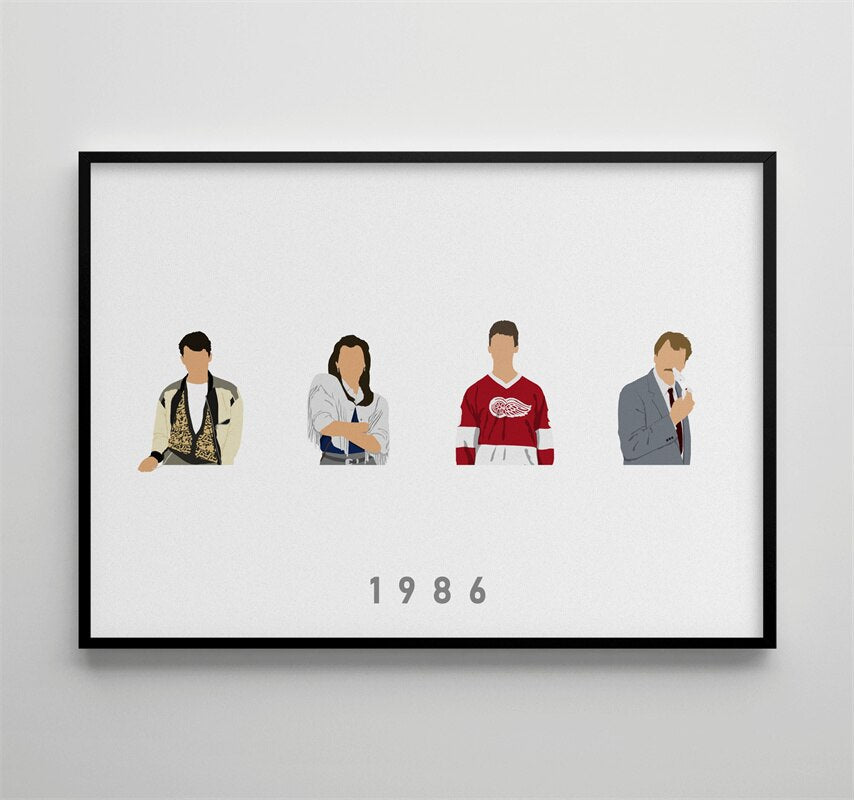 Ferris Bueller's Day Off Wall Art Movie Poster