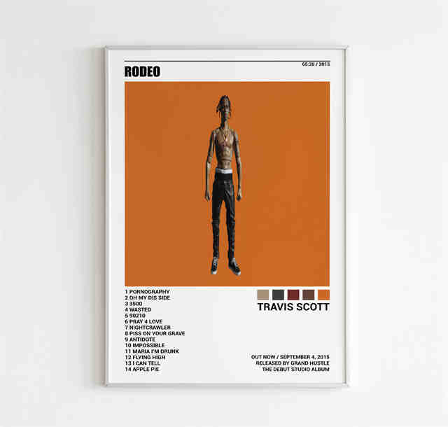 Rodeo Travis Scott Album Poster