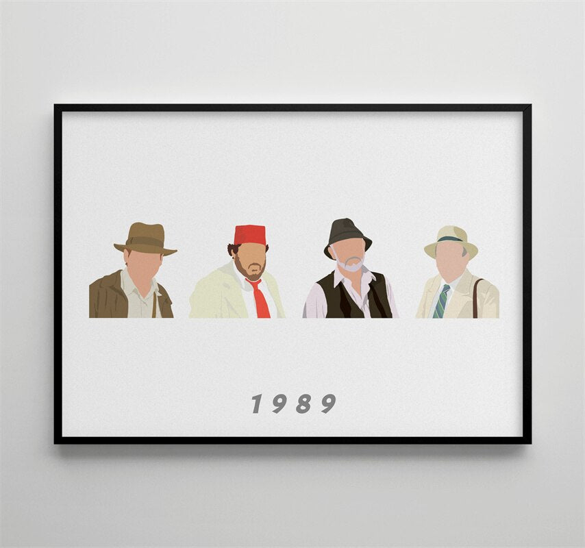 Indiana Jones and the Last Crusade Wall Art Movie Poster