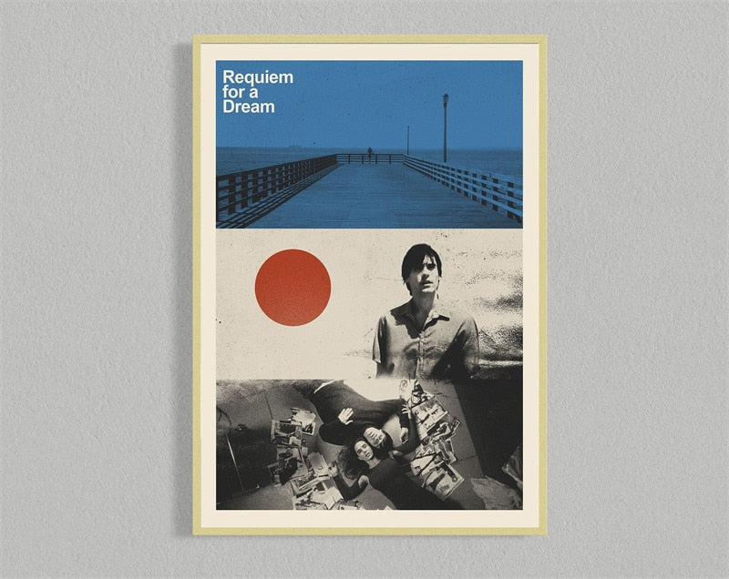 Requiem For A Dream Minimalist Movie Wall Art Poster