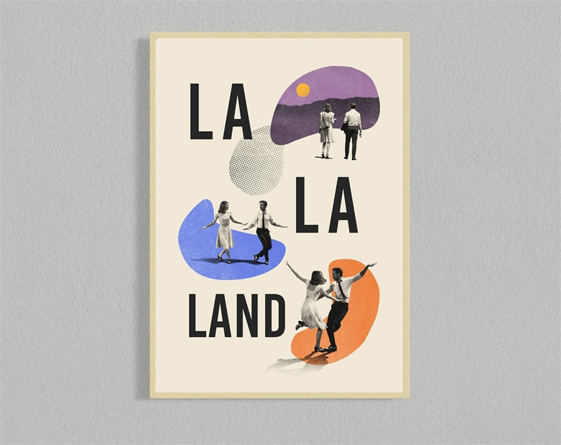 La La Land Minimalist Movie Wall Art Poster