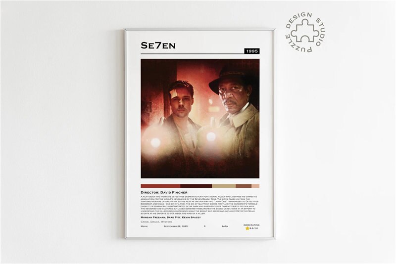 Se7en Minimalist Wall Art Poster