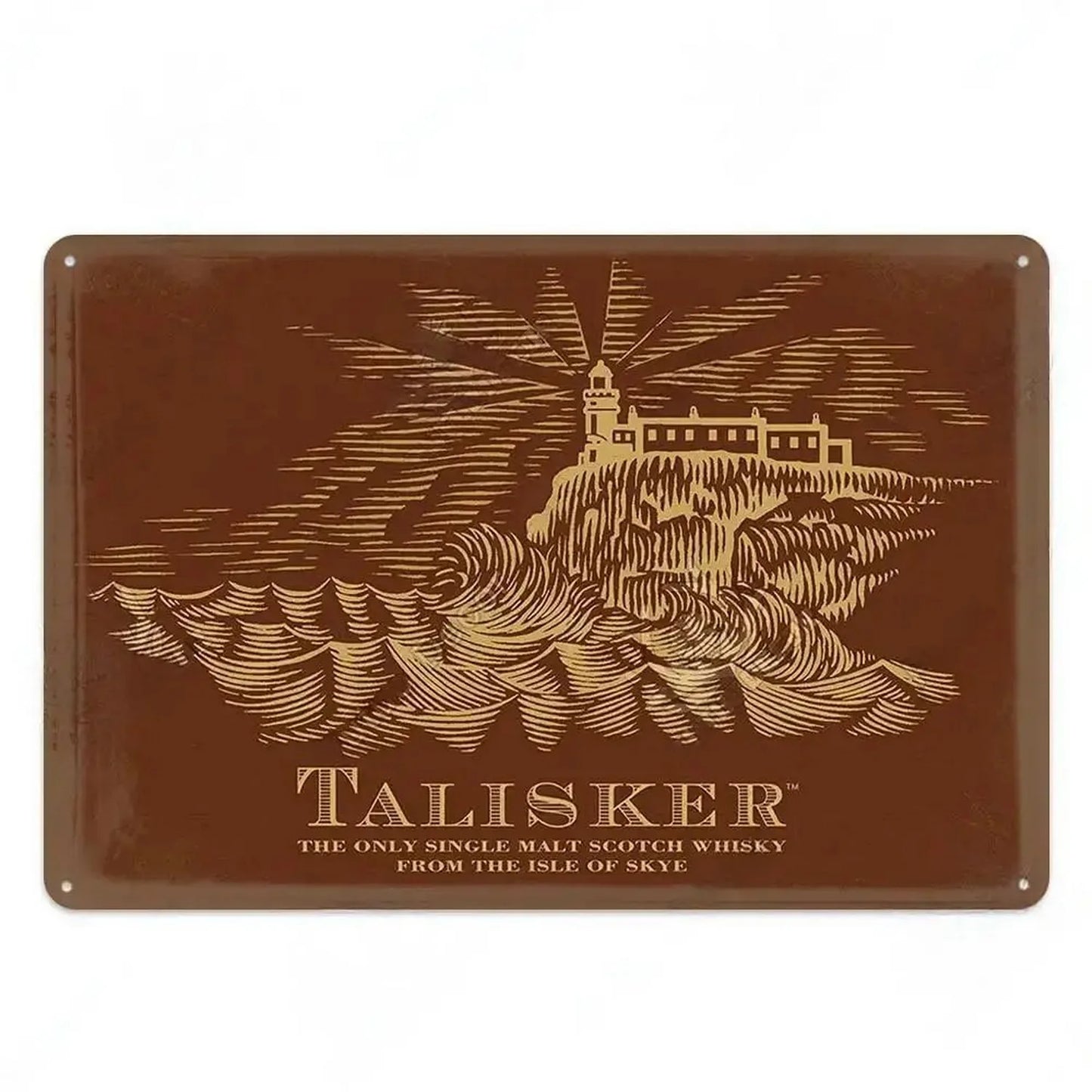 Talisker Vintage Bar Brand Metal Sign Poster