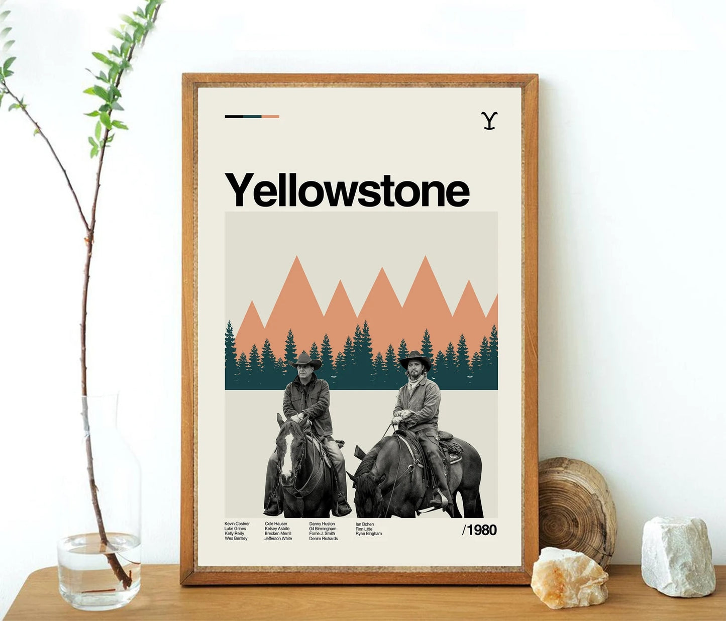 Yellowstone John Kayce Dutton Minimalist Poster