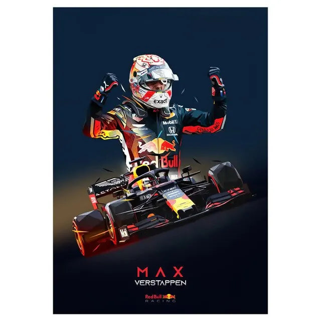 Max Verstappen Formula 1 Poster