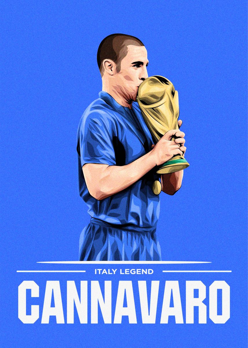 Cannavaro Sport Soccer Futbol Poster
