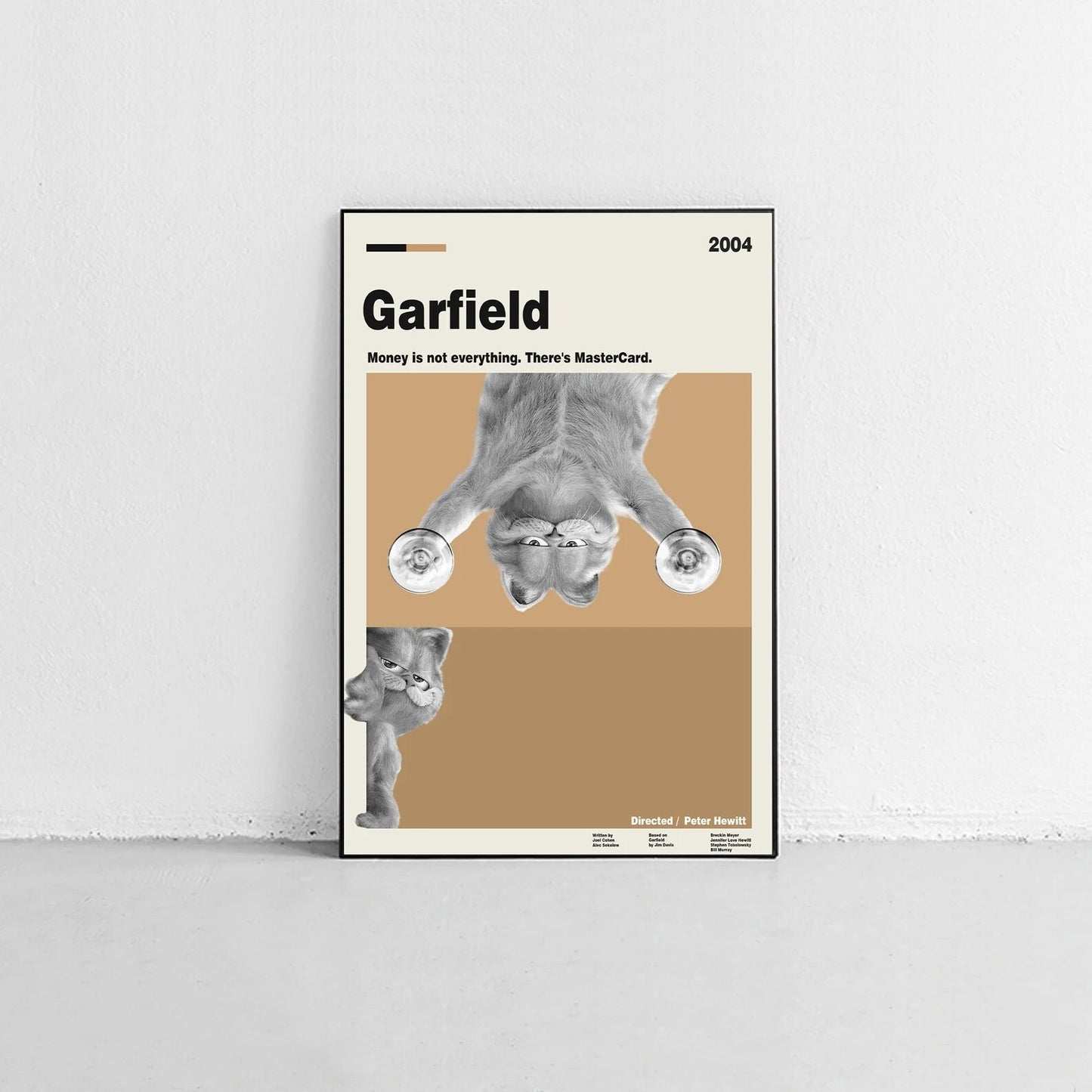 Garfield Minimalist Movie Wall Art Poster