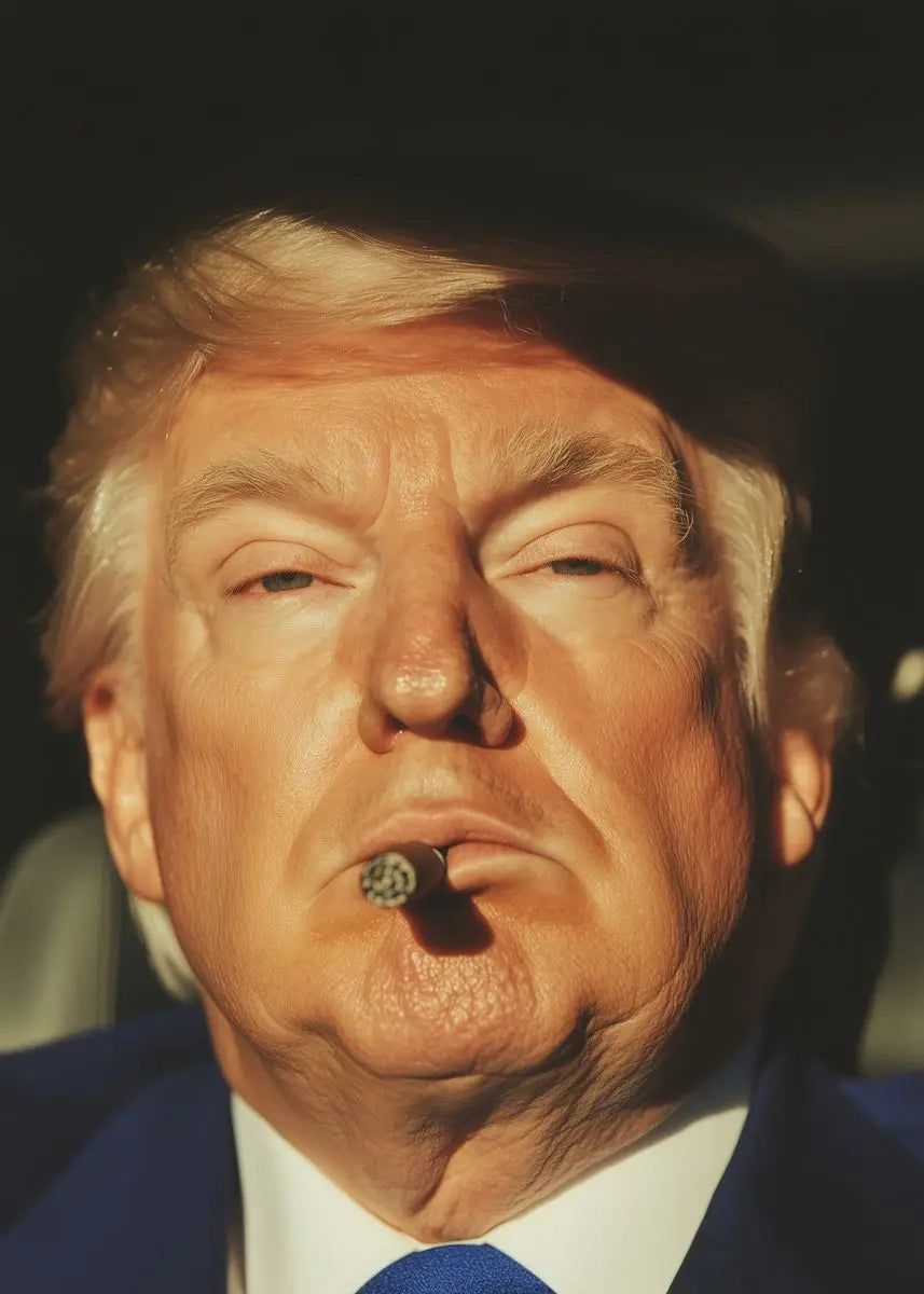 Donald Trump Smoking Poster
