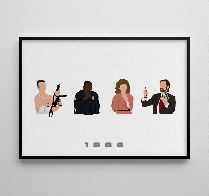 Die Hard Wall Art Movie Poster