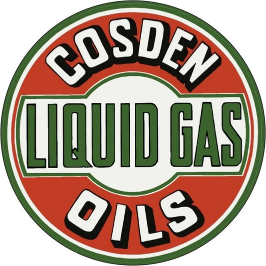 Cosden Liquid Gas Vintage Garage Metal Sign Poster