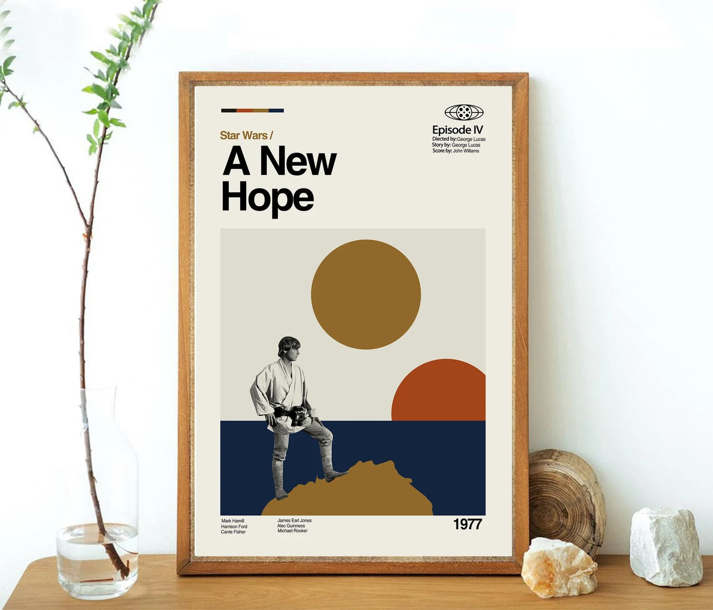 A New Hope Starwars Minimalist Movie Poster