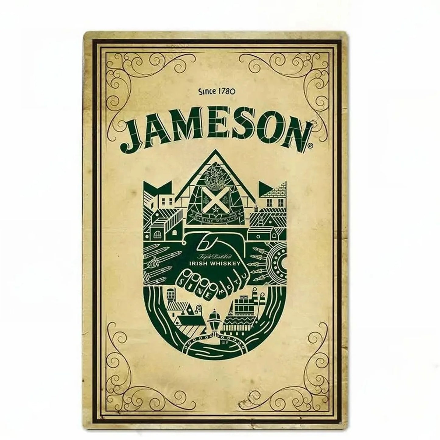 Jameson Vintage Bar Brand Metal Sign Poster