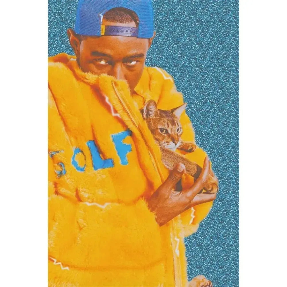 Tyler The Creator With Cat Poster