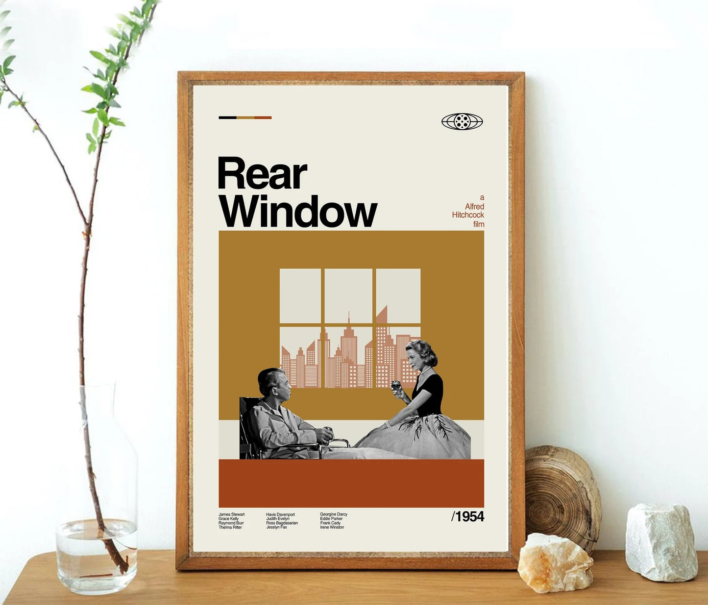 Rear Window Minimalist Movie Poster