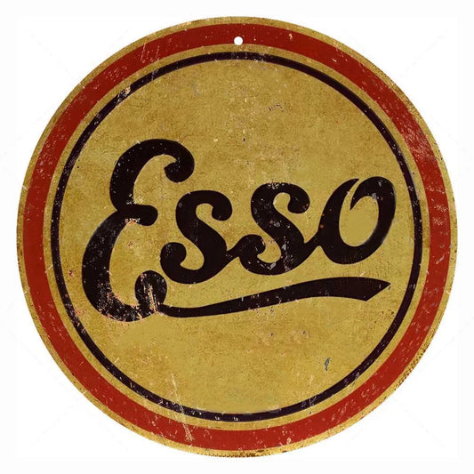 Esso Vintage Mechanic Shop Garage Decor Metal Sign Poster
