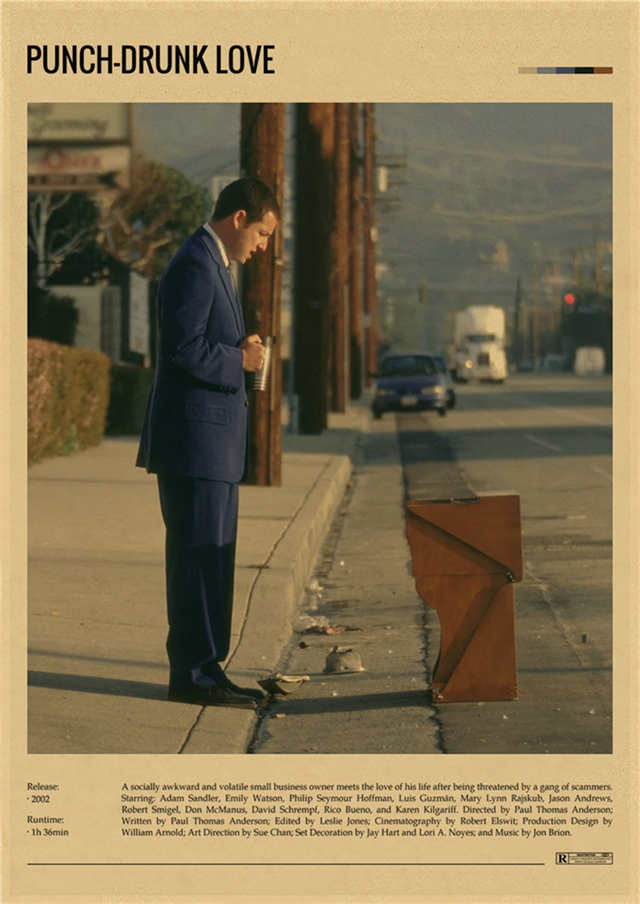 Punch-Drunk Love Adam Sandler Minimalist Movie Poster