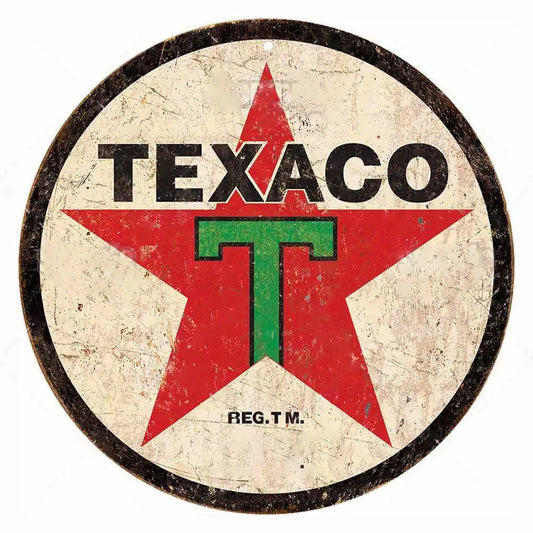 Texaco Vintage Mechanic Shop Garage Decor Metal Sign Poster