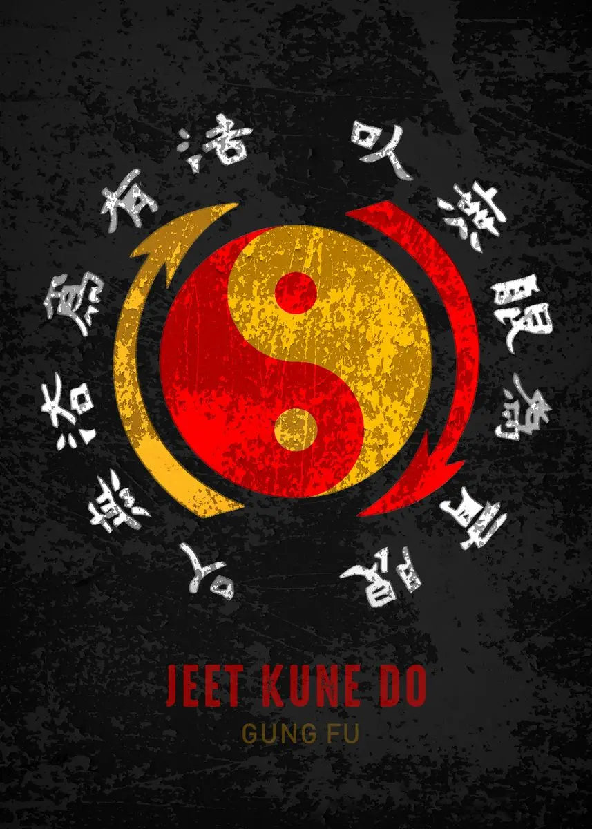 Jeet Kune Do Bruce Lee Martial Art Poster