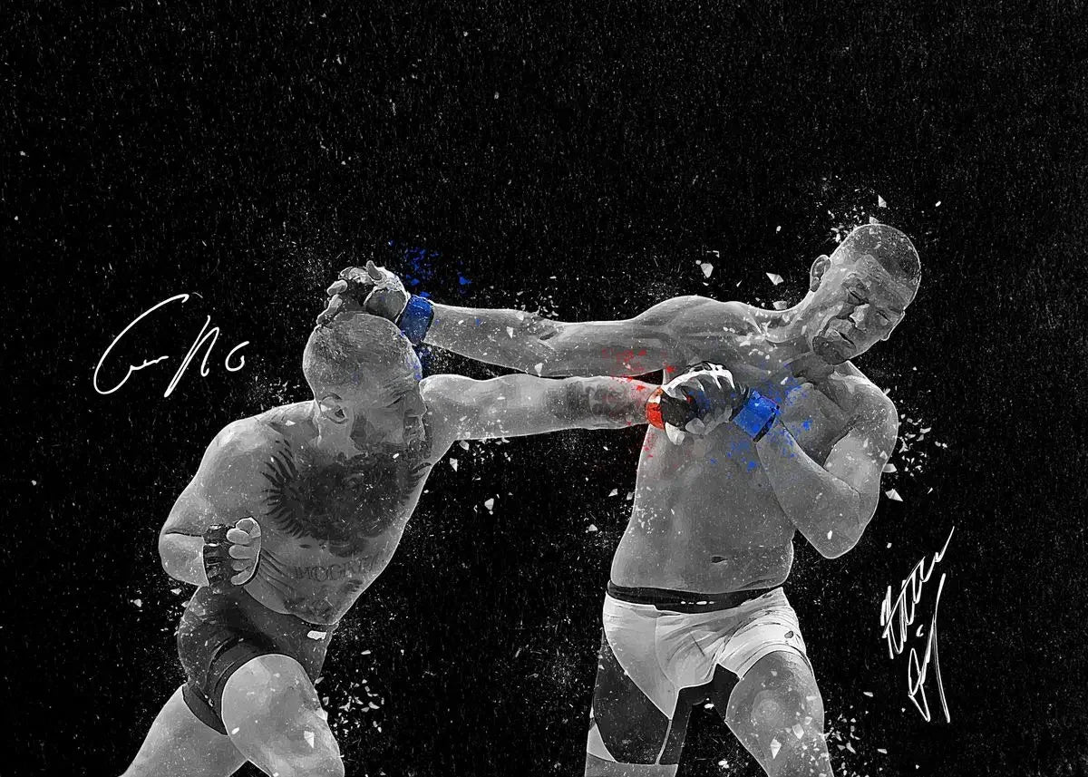 Conor Mcgregor Vs. Nate Diaz UFC Poster