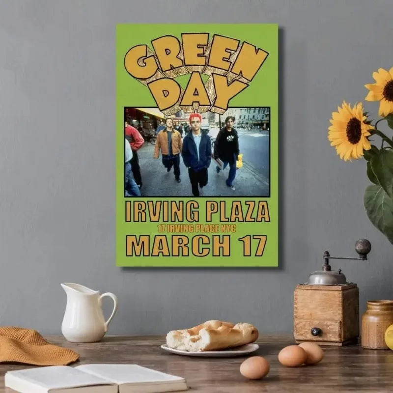 Green Day Irving Plaza Concert Poster