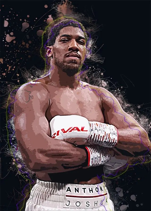 Anthony Joshua Wall Art Painting Boxing Poster