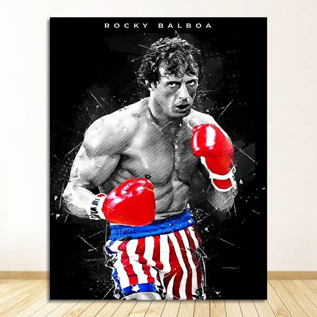 Rocky Boxing Wall Art Decor Poster