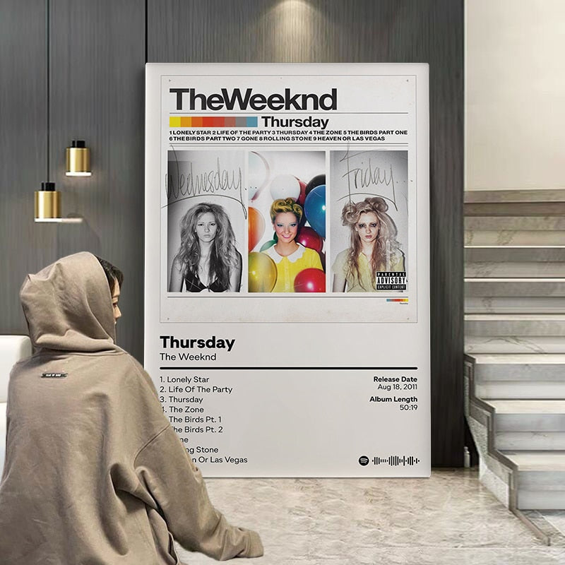 Thursday Album Cover The Weeknd Poster