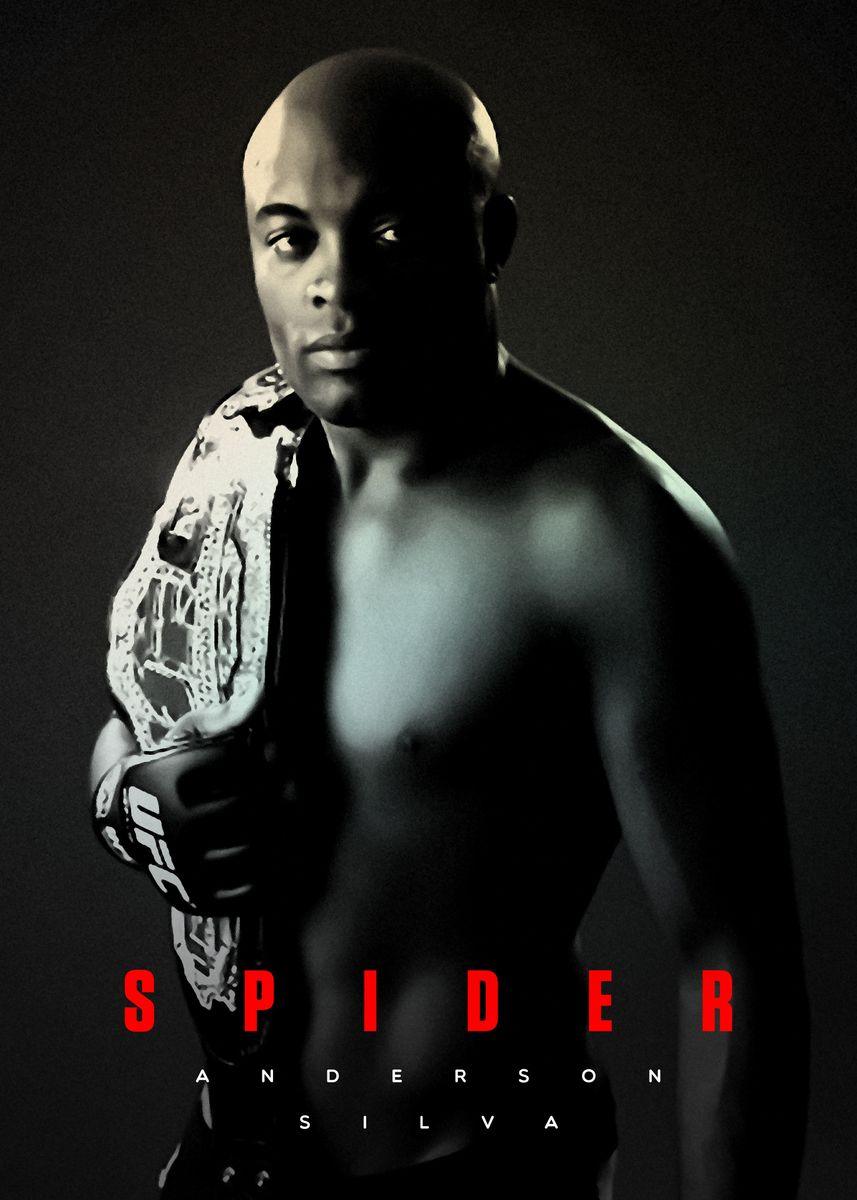 Anderson Silva UFC Sports Legends Poster - Aesthetic Wall Decor