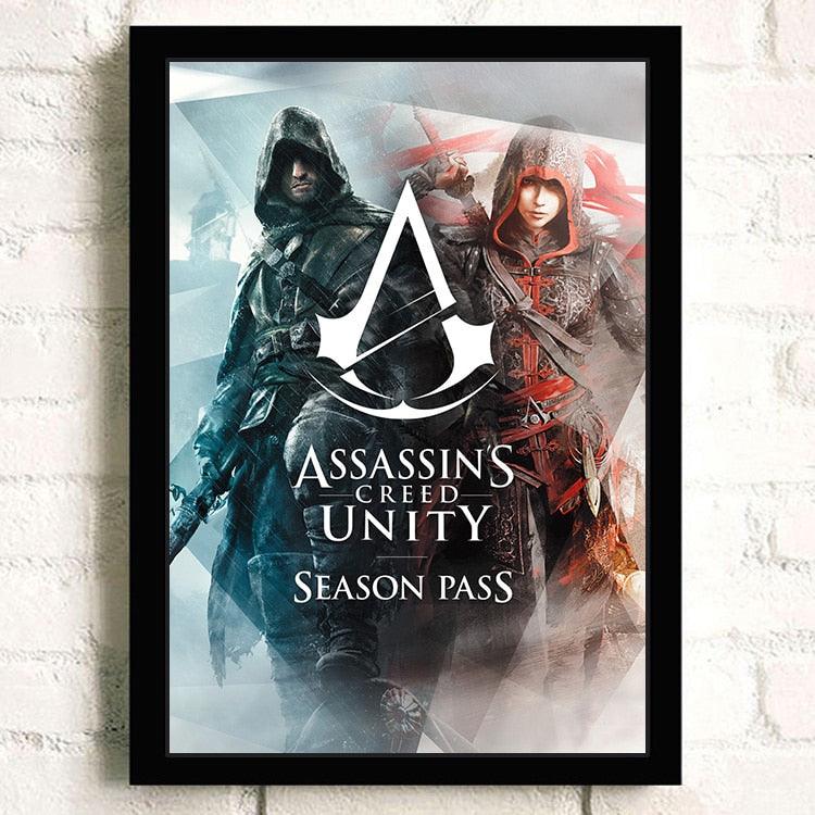 Witcher Wild Hunt Video Game Poster – Aesthetic Wall Decor