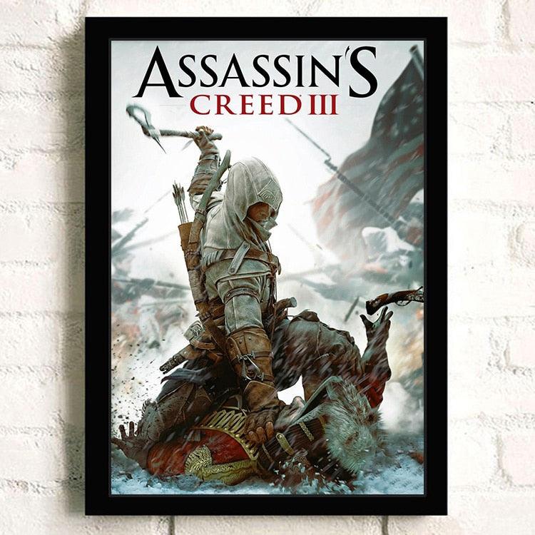 Assassins Creed Video Game Wall Art Poster - Aesthetic Wall Decor