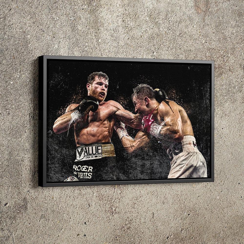 Canelo vs. GGG Boxing Wall Art Modern Poster - Aesthetic Wall Decor