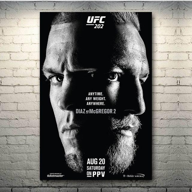 Conor McGregor Nate UFC Fight Poster - Aesthetic Wall Decor