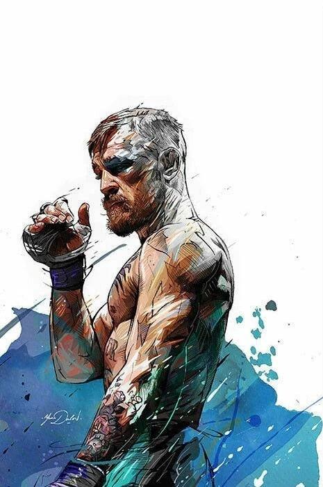 Conor McGregor UFC Painting Poster - Aesthetic Wall Decor