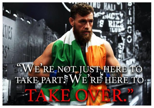 Conor McGregor Were Not Here To Take Part Poster - Aesthetic Wall Decor