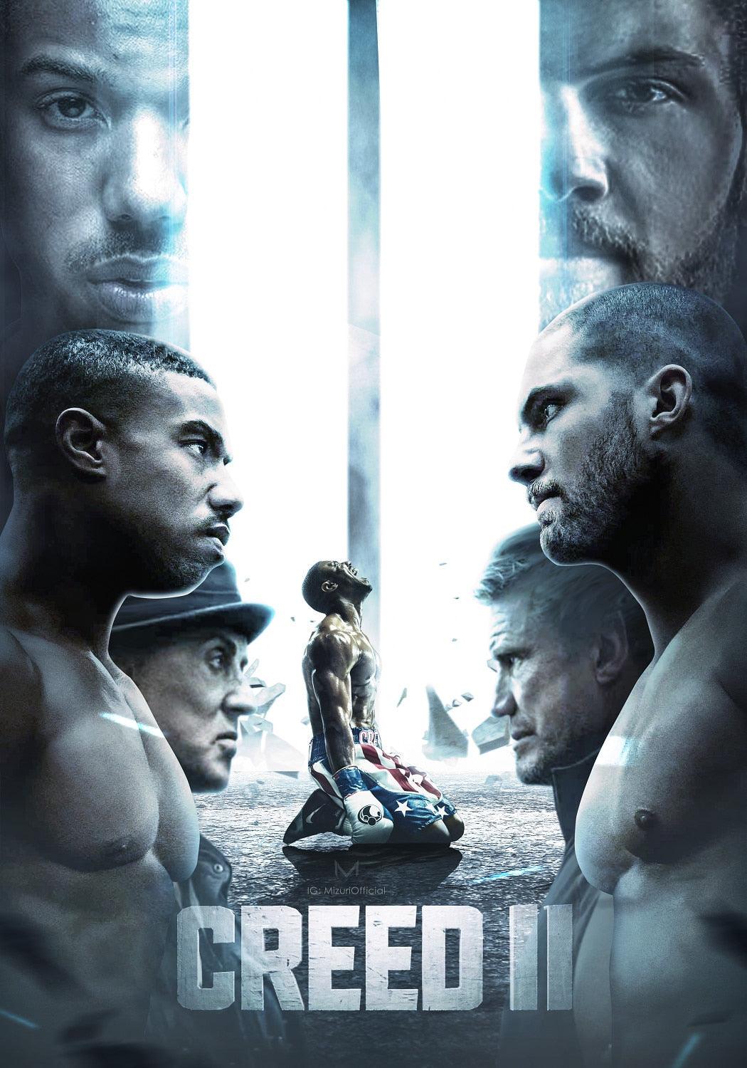 Creed II Sports Boxing Movie Poster - Aesthetic Wall Decor