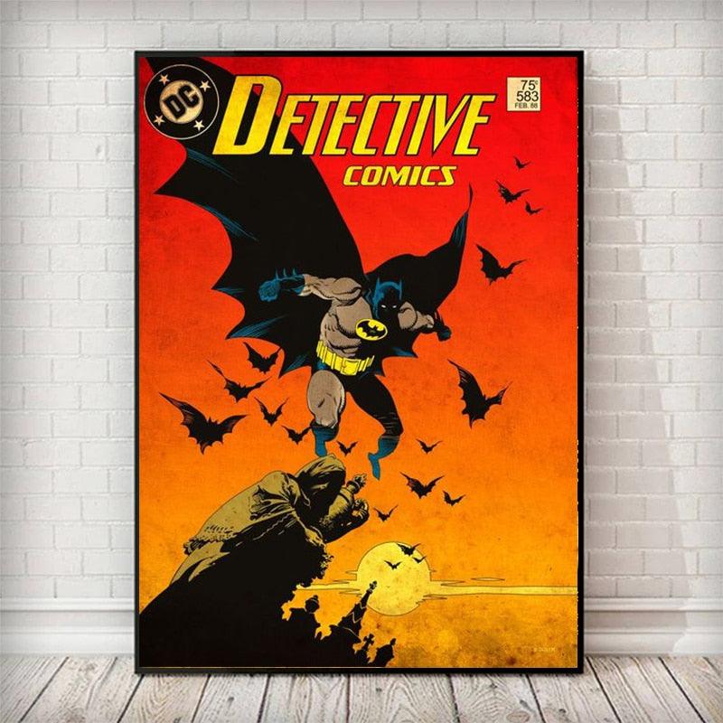 Detective Comics DC Batman Comic Book Wall Art Poster Aesthetic Wall