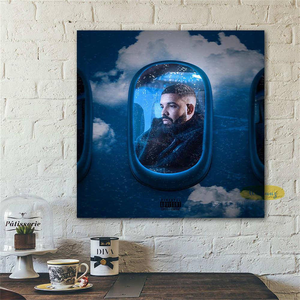 Drake Airplane Music Wall Art Poster - Aesthetic Wall Decor