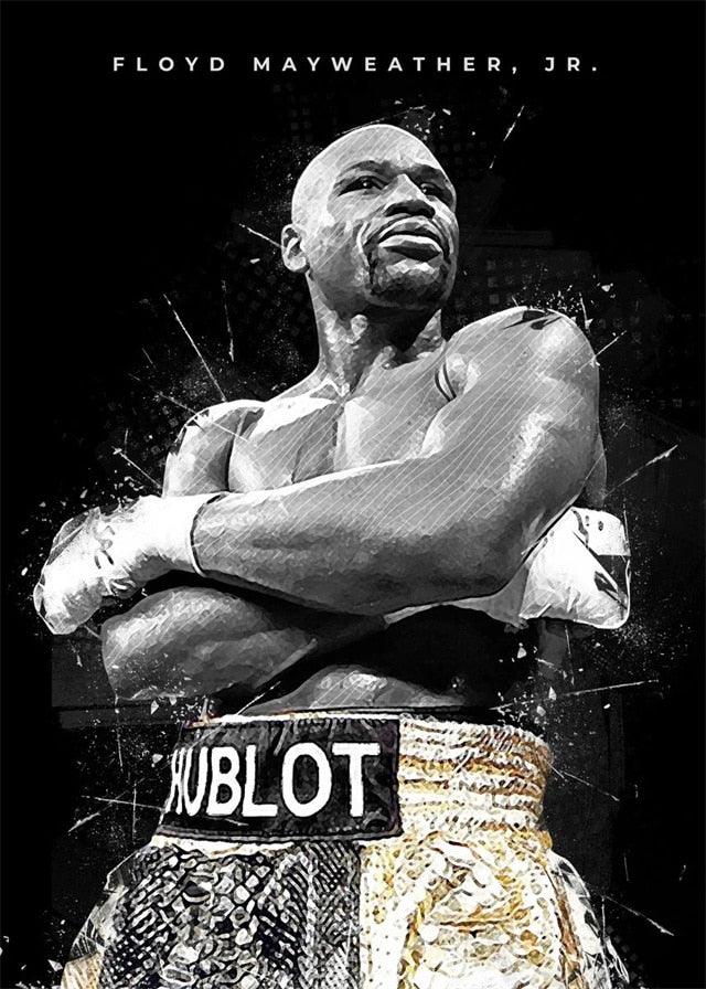 Floyd Money Mayweather Boxing Wall Art Poster - Aesthetic Wall Decor