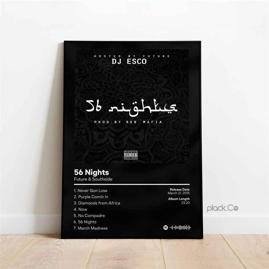 Future 56 Nights Album Wall Art Poster - Aesthetic Wall Decor