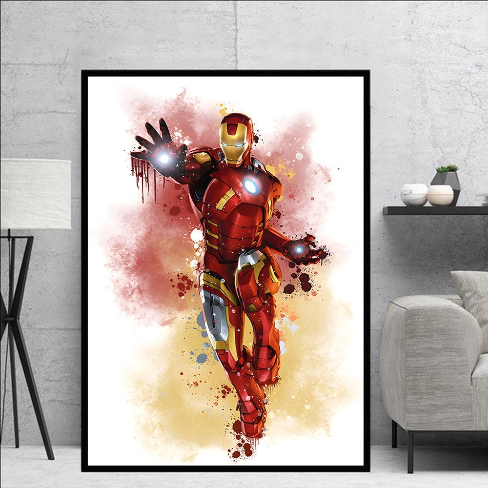 Ironman Marvel Painting Poster - Aesthetic Wall Decor