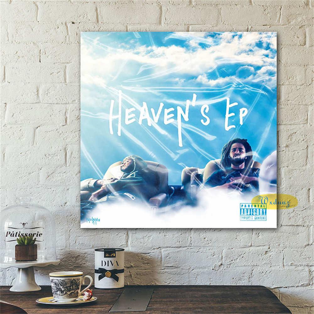 J.Cole Heavens Rap Music Poster - Aesthetic Wall Decor