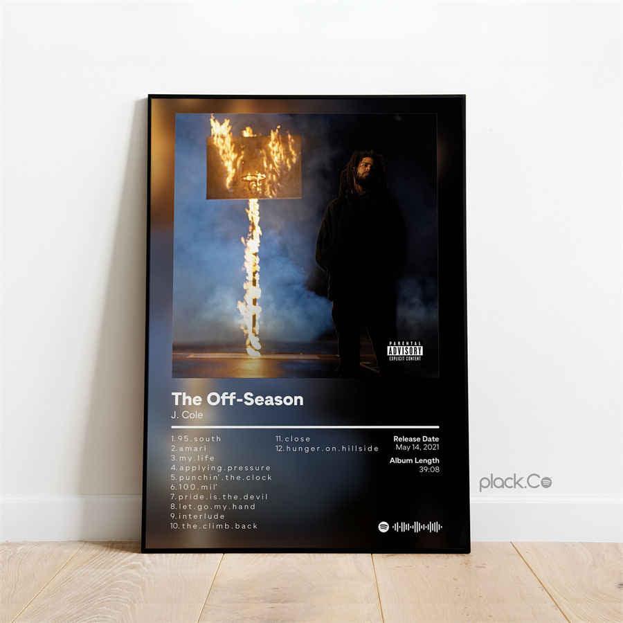 J.Cole The Off-Season Rap Album Cover Wall Art Poster - Aesthetic Wall Decor
