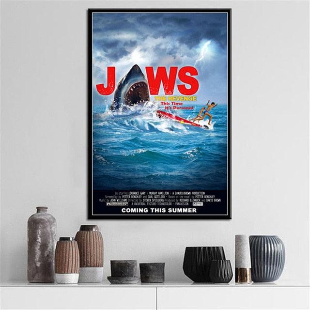 Jaws The Revenge Movie Poster - Aesthetic Wall Decor