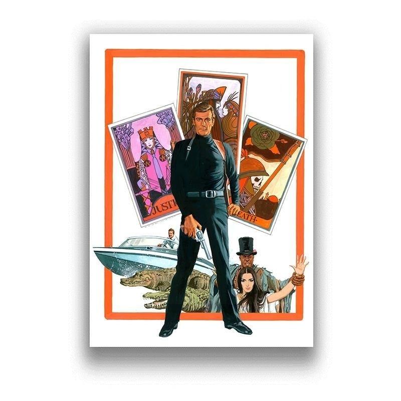 Live and Let Die Unique 007 James Bond Movie Poster - Aesthetic Wall Decor