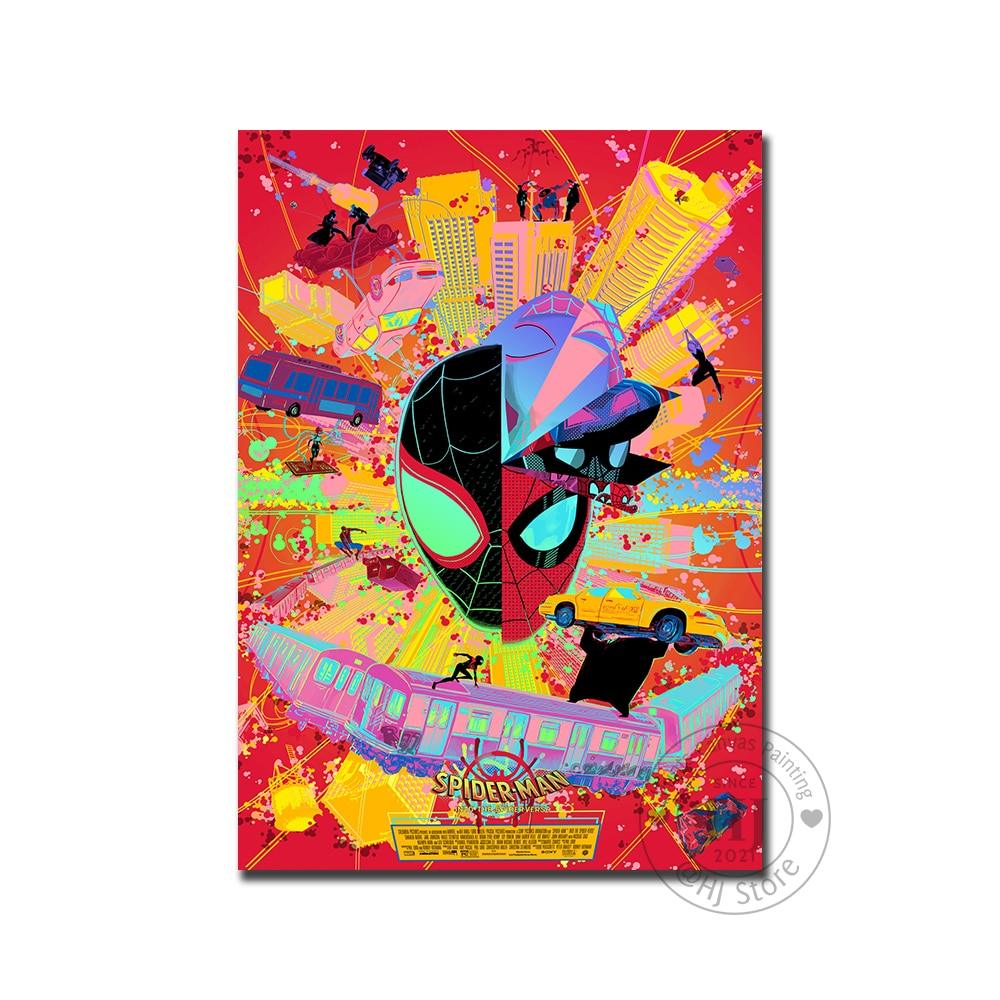 Miles Morales Spiderverse Film Wall Art Poster – Aesthetic Wall Decor